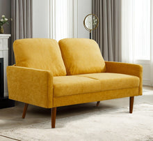 Load image into Gallery viewer, Loveseat Sofa, European Style With Sleek Design, Modern & Vintage Flair, Upholstered 2 Seater Couch