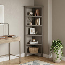 Load image into Gallery viewer, Corner Bookcase - Gray