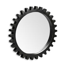 Load image into Gallery viewer, 37" Round Metal Frame Wall Mirror - Black