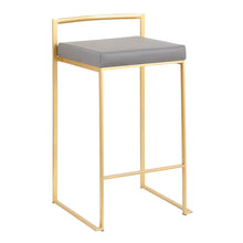 Load image into Gallery viewer, Fuji - Contemporary / Glam Design Counter Stool (Set of 2)