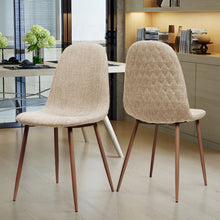 Load image into Gallery viewer, Elegant Dining Chair Set With Fabric