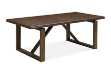 Load image into Gallery viewer, 84" Wood Sled Base Dining Table - Dark Brown