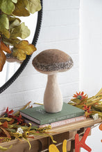 Load image into Gallery viewer, Mushroom Holiday Ornament, For Harvest Festival Fall Festival & Thanksgiving Table Decorations (Set of 2) - Beige / Light Brown