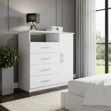 Load image into Gallery viewer, 4 Drawer Combo Dresser - White