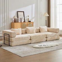 Load image into Gallery viewer, Convertible Floor Sofa Bed, Boneless Modular Sectional Sofa For Living Room