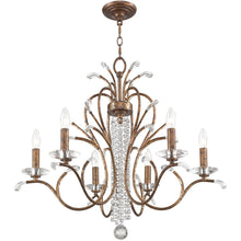 Load image into Gallery viewer, 26'' Six-Light Dimmable Chandelier With Shades - Bronze