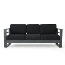 Load image into Gallery viewer, Cape Coral - Modern 3 Seater Sofa With Metal Tray