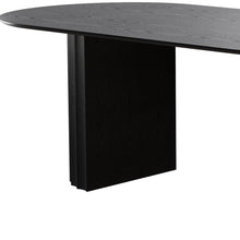 Load image into Gallery viewer, 86" Double Pedestal Base Oval Dining Table - Black
