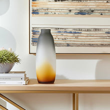 Load image into Gallery viewer, Ombre Table Vase - Charcoal / Orange