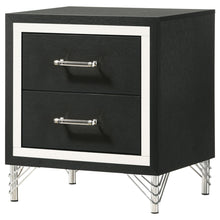 Load image into Gallery viewer, Malcolm - 2 Drawer Nightstand - Black