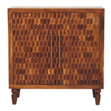 Load image into Gallery viewer, Round Accent Cabinet With Single Door (738391) - Brown