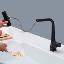 Load image into Gallery viewer, Waterfall Kitchen Faucet With Temperature Display And Pull Down Sprayer