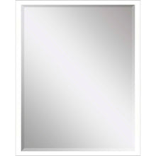 Load image into Gallery viewer, 38" Wood Accent Mirror - White