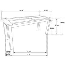Load image into Gallery viewer, Amarillo - Rectangular Counter Height Dining Table - Rustic Brown