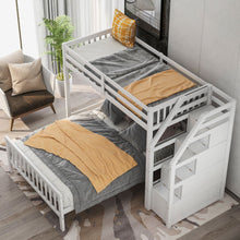 Load image into Gallery viewer, Loft Bed With Staircase And Storage