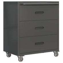 Load image into Gallery viewer, Heavy Duty Metal Storage Cabinet With Wheels 3 Drawer Tool Cabinet For Garage, Office, And Home Organizer Solutions
