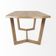 Load image into Gallery viewer, 92" Solid Wood Trestle Base Dining Table - Natural