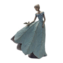 Load image into Gallery viewer, Woman Figurine Tabletop Sculpture (Set of 2) - Blue