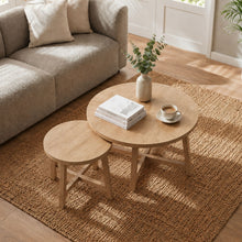 Load image into Gallery viewer, Round Nesting Stackable Tables For Living Room