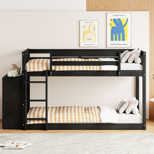 Load image into Gallery viewer, Bunk Bed With 4 Drawers And 3 Shelves