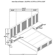 Load image into Gallery viewer, Moraga - Wall Panel Storage Bed With Nightstand Panels