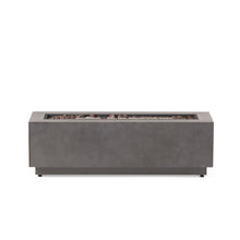 Load image into Gallery viewer, Modern Rectangular Iron Fire Pit 50, 000 Btu