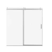 Load image into Gallery viewer, Frameless Sliding Shower Door With Soft- Close, 3 / 8" Tempered Glass