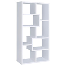 Load image into Gallery viewer, 8 Shelf Geometric Bookcase