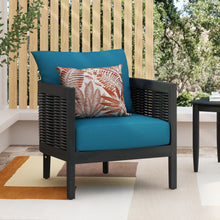 Load image into Gallery viewer, Outdoor Acacia Wood Club Chairs With Cushions