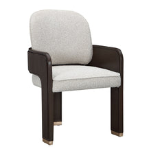 Load image into Gallery viewer, West Kensington - Dining Arm Chair - Buff / Medium Espresso