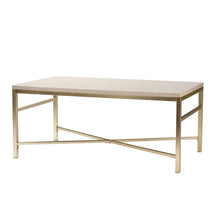 Load image into Gallery viewer, Manufactured Wood And Metal Rectangular Coffee Table - Off White