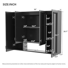 Load image into Gallery viewer, Wall Mounted Bathroom Cabinet With 5 Adjustable Shelves