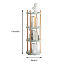 Load image into Gallery viewer, Storage Shelf, 360° Rotating Bookshelf, Bookcase With Large-Capacity Storage Space, Multifunctional Storage Rack, Compact Design For Living Room