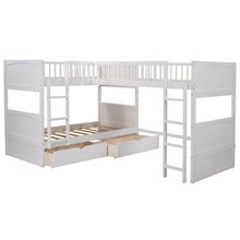 Load image into Gallery viewer, Bunk Bed With Loft And 2 Drawers