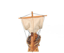 Load image into Gallery viewer, Hand Painted Decorative Boat (401868) - Natural