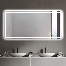 Load image into Gallery viewer, Round Lighted Frameless Bathroom Vanity Mirror - Silver