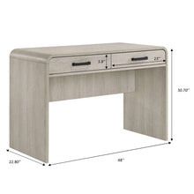 Load image into Gallery viewer, Writing Desk With Dual Drawers, Home Office Furniture - Antique White