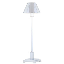 Load image into Gallery viewer, 26" Novelty Table Lamp LED With Empire Shade - Silver
