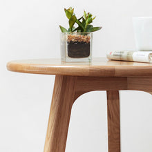 Load image into Gallery viewer, Round Small End Table, Side Table For Bedroom & Balcony