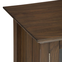 Load image into Gallery viewer, Bedford - Low Storage Media Cabinet - Rustic Natural Aged Brown