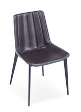 Load image into Gallery viewer, Contemporary Upholstered Faux Leather Dining Side Chairs (Set of 2) - Brown