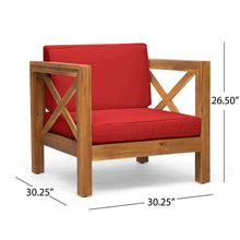 Load image into Gallery viewer, Brava - Mid - Century Modern Club Chair With Water Resistant Cushions