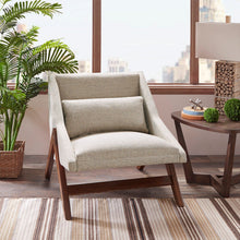 Load image into Gallery viewer, Chair With Removable Pillow - Brown