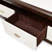 Load image into Gallery viewer, Belmont Place - Media Cabinet - White / Dark Brown