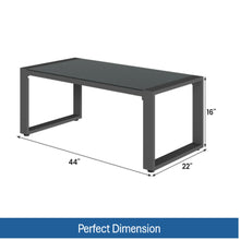 Load image into Gallery viewer, Modern All-Weather Outdoor Coffee Table