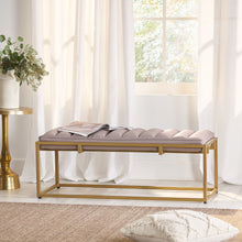 Load image into Gallery viewer, Breu - Ottoman Bench - Gold