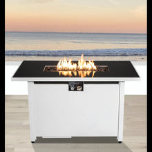 Load image into Gallery viewer, Rectangular Fire Pit With Frame Elegant Design