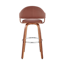 Load image into Gallery viewer, Swivel Low Back Bar Height Bar Chair - Brown