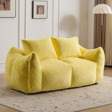 Load image into Gallery viewer, Giant Bean Bag Couch, Ultra Soft Fluffy Loveseat For Living Room