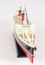 Load image into Gallery viewer, SS France Boat Hand Painted Decorative Boat - Black / Red